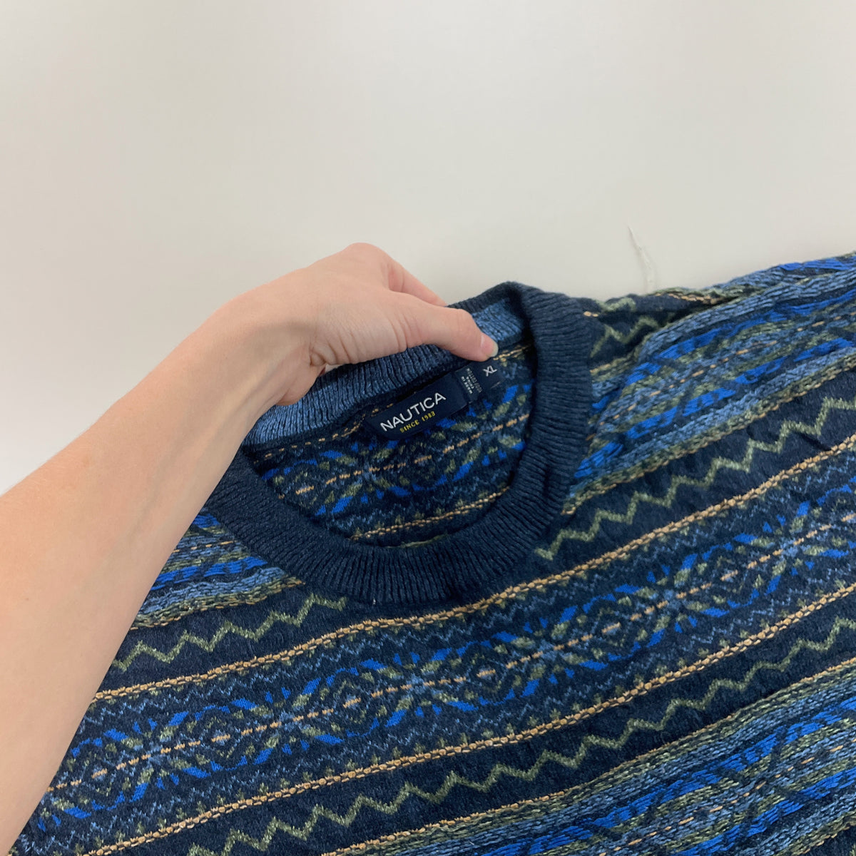 Nautica Basic Sweatshirt 3 PCS Set - XL-NAUTICA-olesstore-vintage-secondhand-shop-austria-österreich