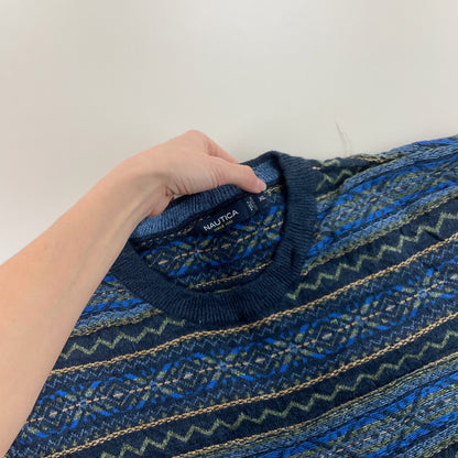 Nautica Basic Sweatshirt 3 PCS Set - XL-NAUTICA-olesstore-vintage-secondhand-shop-austria-österreich