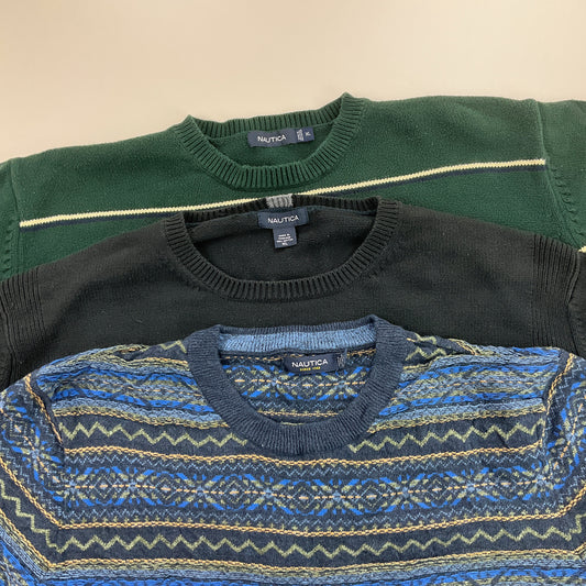 Nautica Basic Sweatshirt 3 PCS Set - XL-NAUTICA-olesstore-vintage-secondhand-shop-austria-österreich