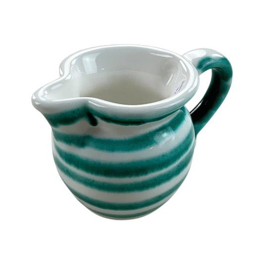 Gmundner Keramik Milchgießer Klein Grüngeflammt 6cm-Gmundner Keramik-olesstore-vintage-secondhand-shop-austria-österreich