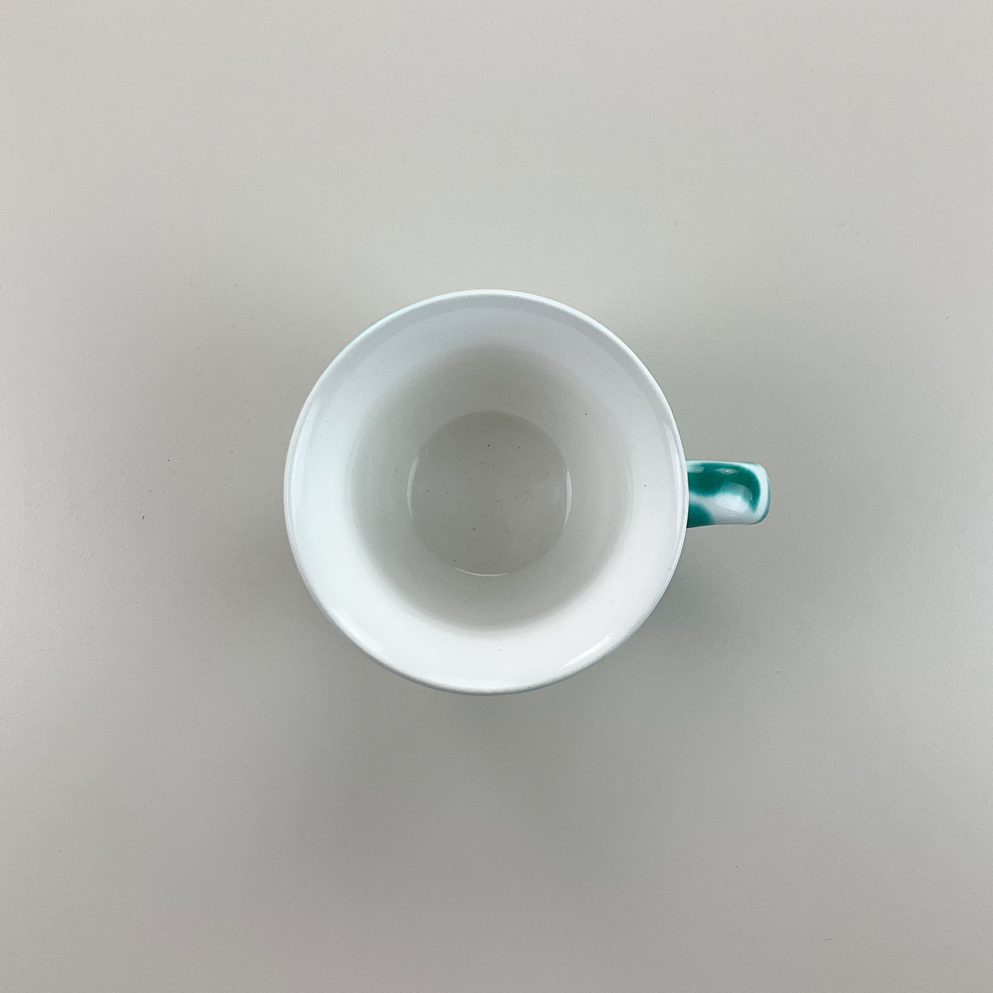 Gmundner Keramik Barock Tasse Grüngeflammt Ø9,5cm-Gmundner Keramik-olesstore-vintage-secondhand-shop-austria-österreich