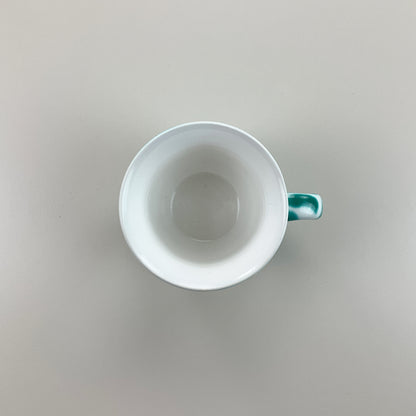 Gmundner Keramik Barock Tasse Grüngeflammt Ø9,5cm-Gmundner Keramik-olesstore-vintage-secondhand-shop-austria-österreich