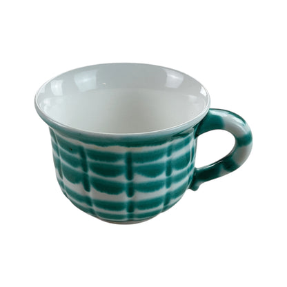 Gmundner Keramik Barock Tasse Grüngeflammt Ø9,5cm-Gmundner Keramik-olesstore-vintage-secondhand-shop-austria-österreich