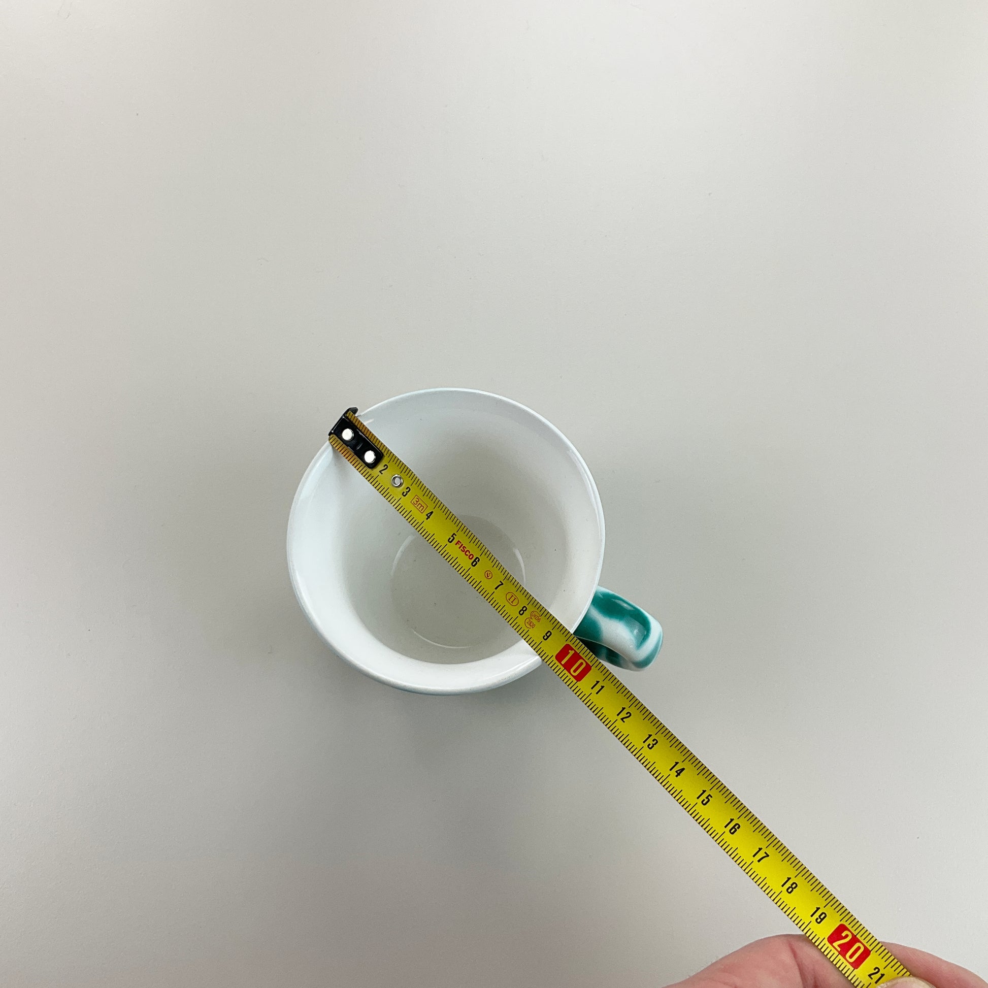 Gmundner Keramik Barock Tasse Grüngeflammt Ø9,5cm-Gmundner Keramik-olesstore-vintage-secondhand-shop-austria-österreich