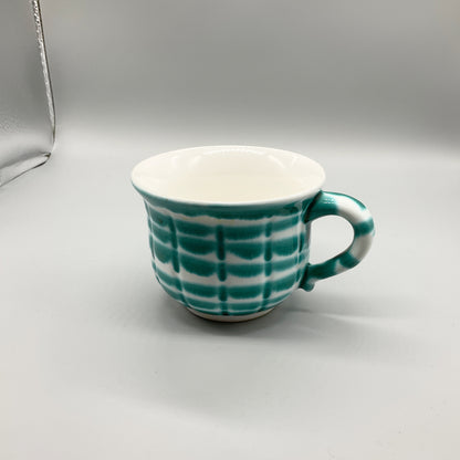 Gmundner Keramik Barock Tasse Grüngeflammt Ø9,5cm-Gmundner Keramik-olesstore-vintage-secondhand-shop-austria-österreich