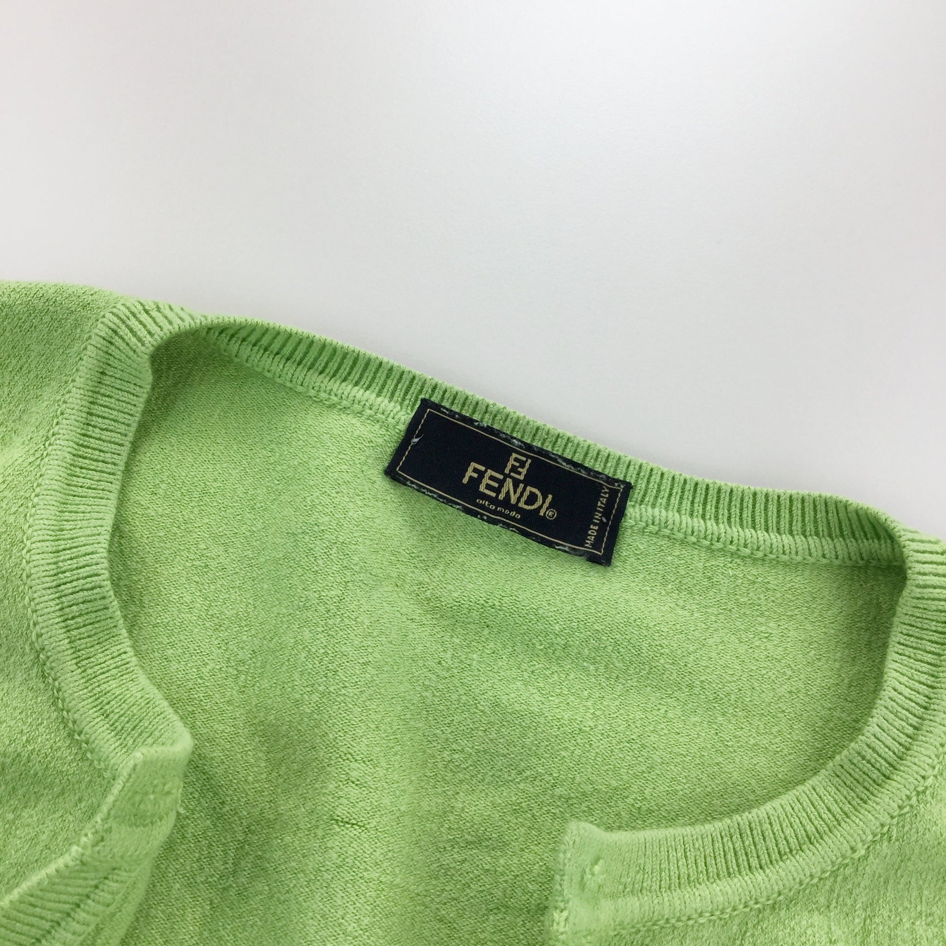 Fendi Selleria Serie Numerata Button Sweatshirt - Women/M-olesstore-vintage-secondhand-shop-austria-österreich