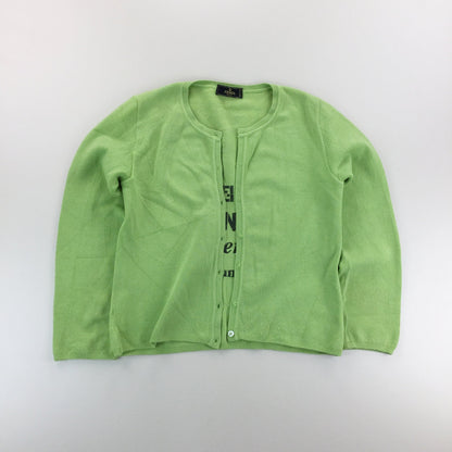 Fendi Selleria Serie Numerata Button Sweatshirt - Women/M-olesstore-vintage-secondhand-shop-austria-österreich