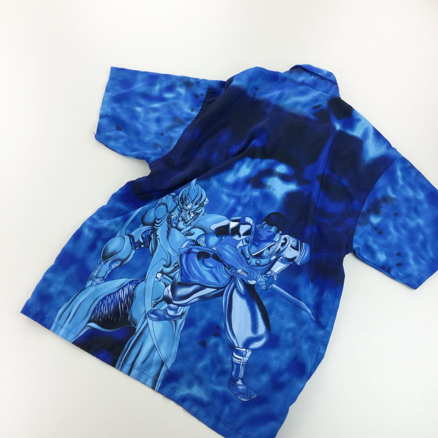 Samurai Graphic Shirt - Small-olesstore-vintage-secondhand-shop-austria-österreich