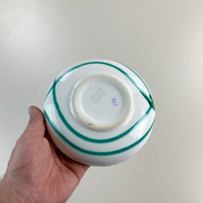 Gmundner Keramik flache Schüssel Grüngeflammt Ø17cm-Gmundner Keramik-olesstore-vintage-secondhand-shop-austria-österreich