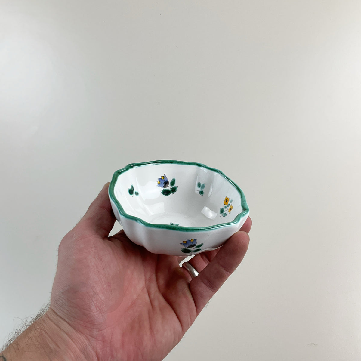 Gmundner Keramik Streublumen Schüssel Ø11cm-Gmundner Keramik-olesstore-vintage-secondhand-shop-austria-österreich