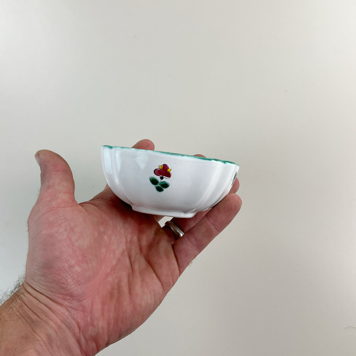 Gmundner Keramik Streublumen Schüssel Ø11cm-Gmundner Keramik-olesstore-vintage-secondhand-shop-austria-österreich