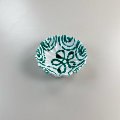Gmundner Keramik kleine Schüssel Grüngeflammt Ø15cm-Gmundner Keramik-olesstore-vintage-secondhand-shop-austria-österreich