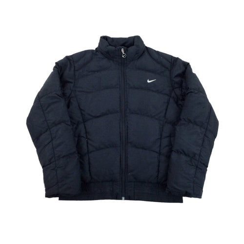 Nike 00s Swoosh Puffer Jacket - Small-NIKE-olesstore-vintage-secondhand-shop-austria-österreich