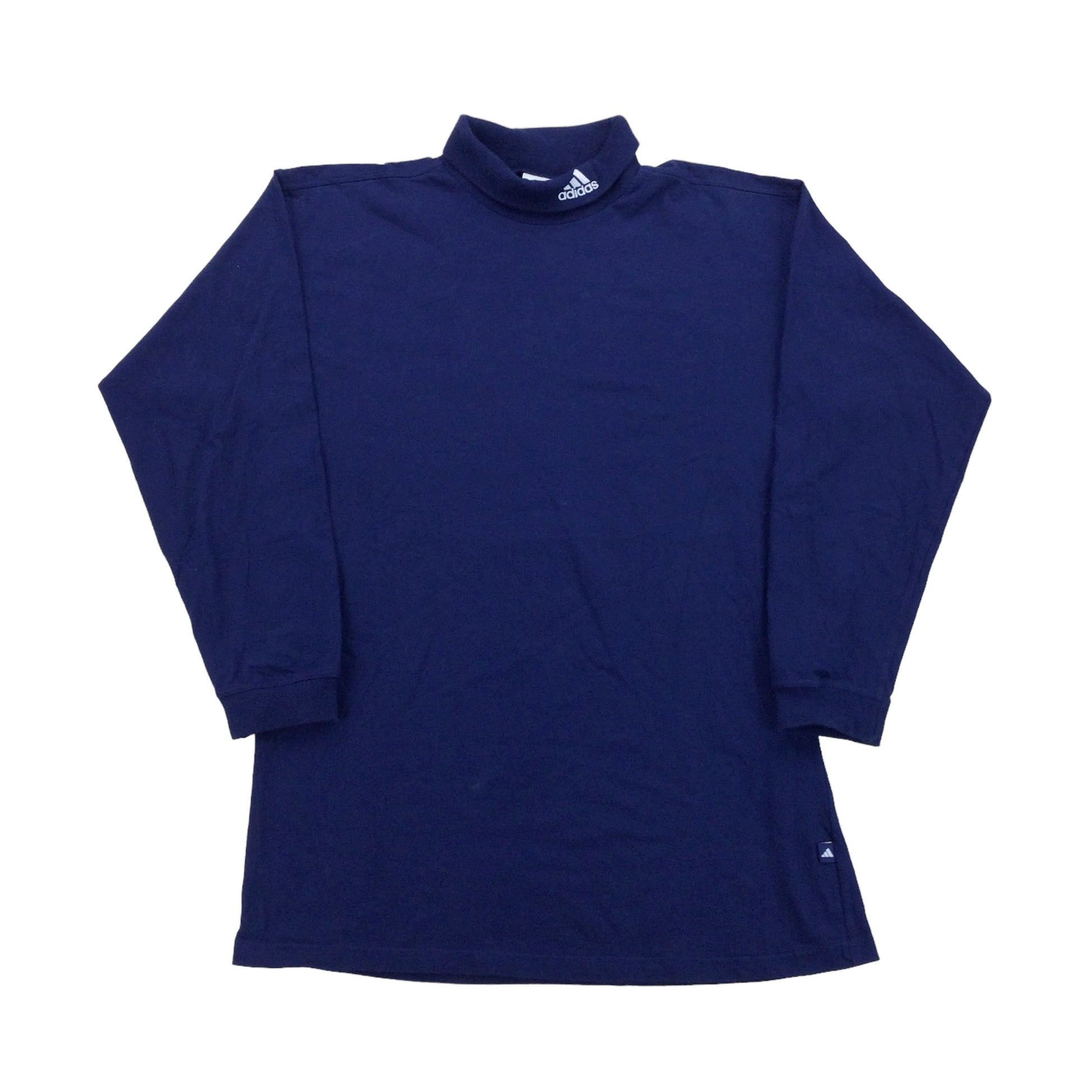 Adidas 90s Turtleneck Sweatshirt - Large-Adidas-olesstore-vintage-secondhand-shop-austria-österreich