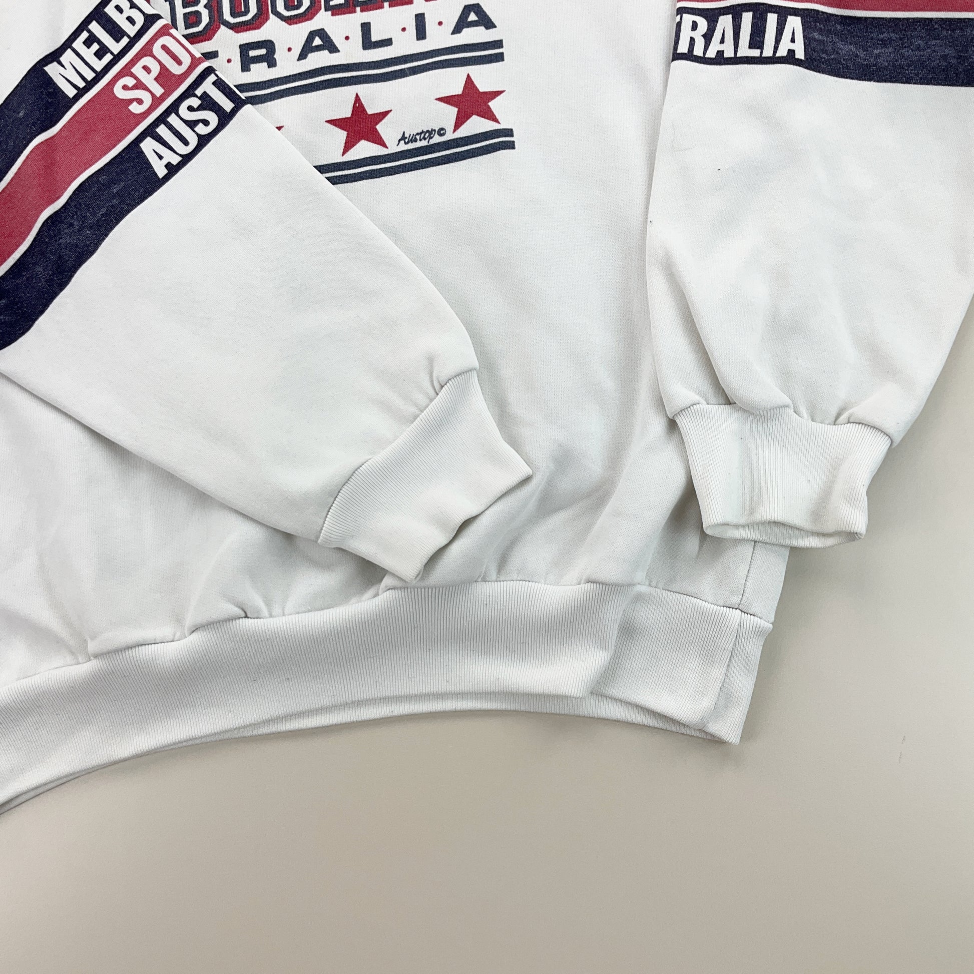 Melbourne Australia 90s Sweatshirt - Large-no name-olesstore-vintage-secondhand-shop-austria-österreich