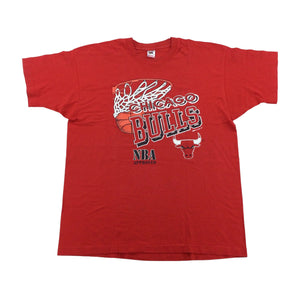 Chicago Bulls 1993 T-Shirt - XXL-FRUIT OF THE LOOM-olesstore-vintage-secondhand-shop-austria-österreich