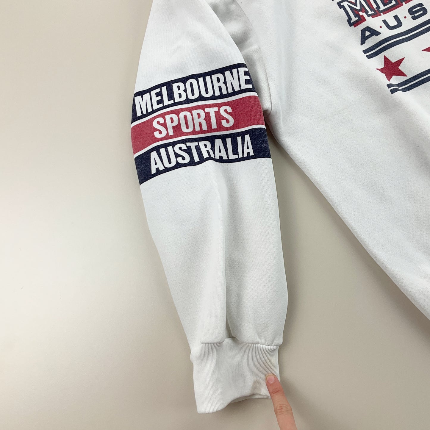 Melbourne Australia 90s Sweatshirt - Large-no name-olesstore-vintage-secondhand-shop-austria-österreich