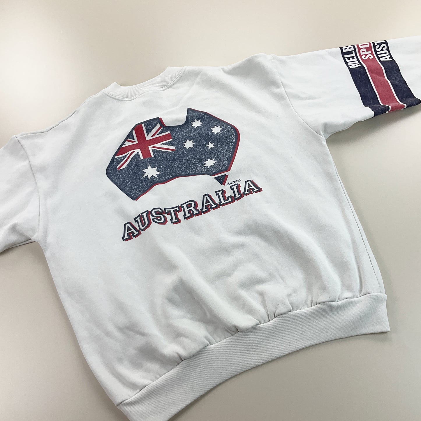 Melbourne Australia 90s Sweatshirt - Large-no name-olesstore-vintage-secondhand-shop-austria-österreich