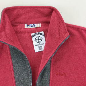 Fila 90s Fleece Jumper - XL-FILA-olesstore-vintage-secondhand-shop-austria-österreich