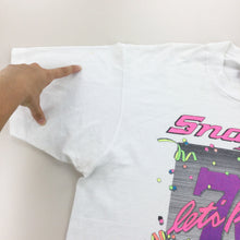 Load image into Gallery viewer, Snap On 70s Party T-Shirt - XL-SCREEN STARS BEST-olesstore-vintage-secondhand-shop-austria-österreich