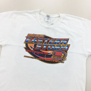 Usac Racing 2012. Eastern Storm T-Shirt - Large-GILDAN-olesstore-vintage-secondhand-shop-austria-österreich