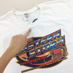 Usac Racing 2012. Eastern Storm T-Shirt - Large-GILDAN-olesstore-vintage-secondhand-shop-austria-österreich