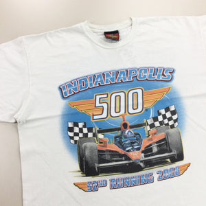 Indianapolis 500 F1 T-Shirt - XL-BRICKYARD AUTHENTICS-olesstore-vintage-secondhand-shop-austria-österreich