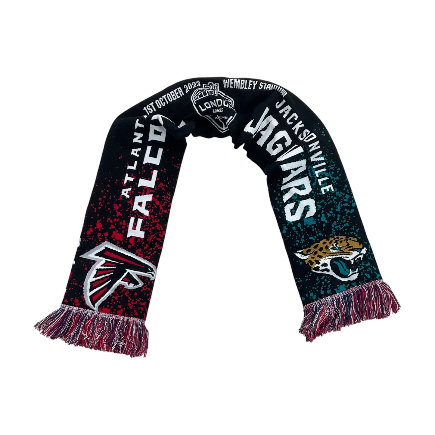 NFL Atlanta Falcons x Jacksonville Jaguars Scarf 2003 Wembley-THEOLESSTORE-olesstore-vintage-secondhand-shop-austria-österreich