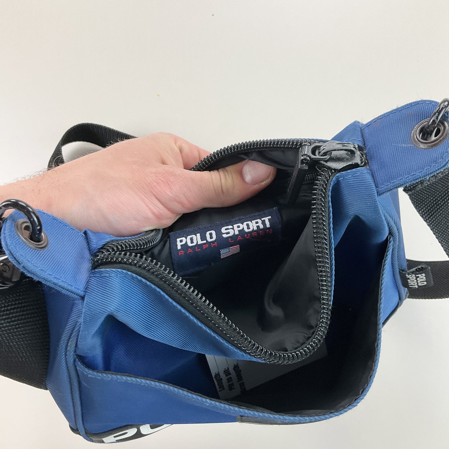 Ralph Lauren 90s Polo Sport Umhänge- Tasche-RALPH LAUREN-olesstore-vintage-secondhand-shop-austria-österreich