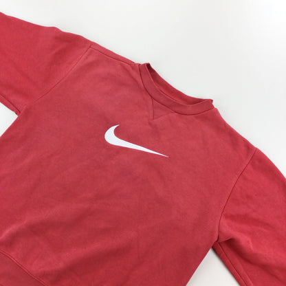 Nike Swoosh Sweatshirt - Women/XS-NIKE-olesstore-vintage-secondhand-shop-austria-österreich