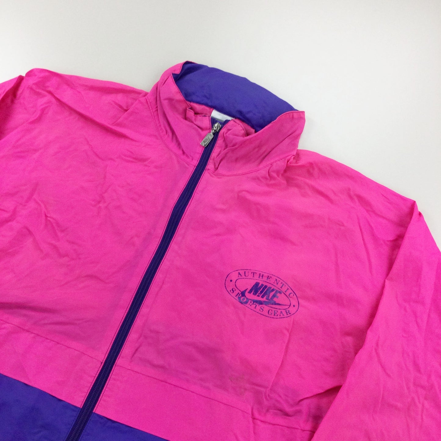 Nike 80s Windbreaker Jacket - Large-NIKE-olesstore-vintage-secondhand-shop-austria-österreich