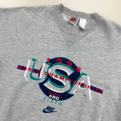 Nike 90s USA 1993 World Championships Sweatshirt - Large-NIKE-olesstore-vintage-secondhand-shop-austria-österreich
