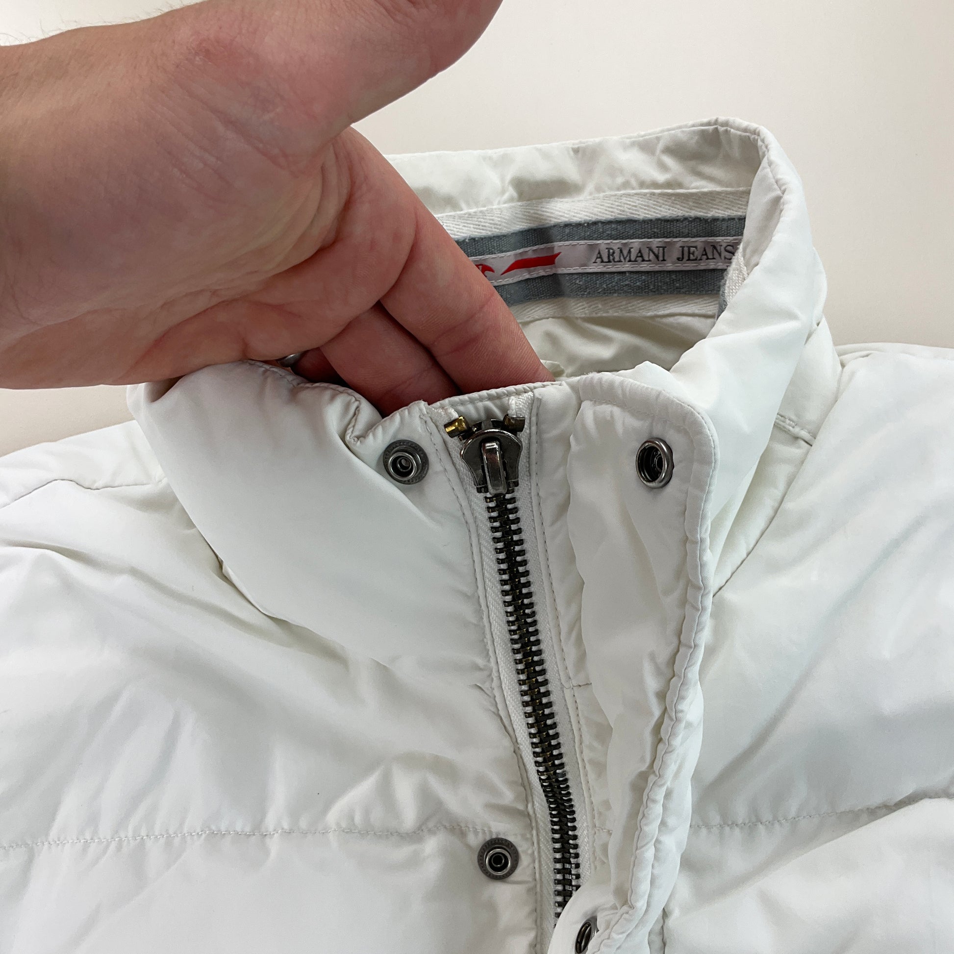 Armani Jeans gefütterte Jacke - XL-ARMANI JEANS-olesstore-vintage-secondhand-shop-austria-österreich
