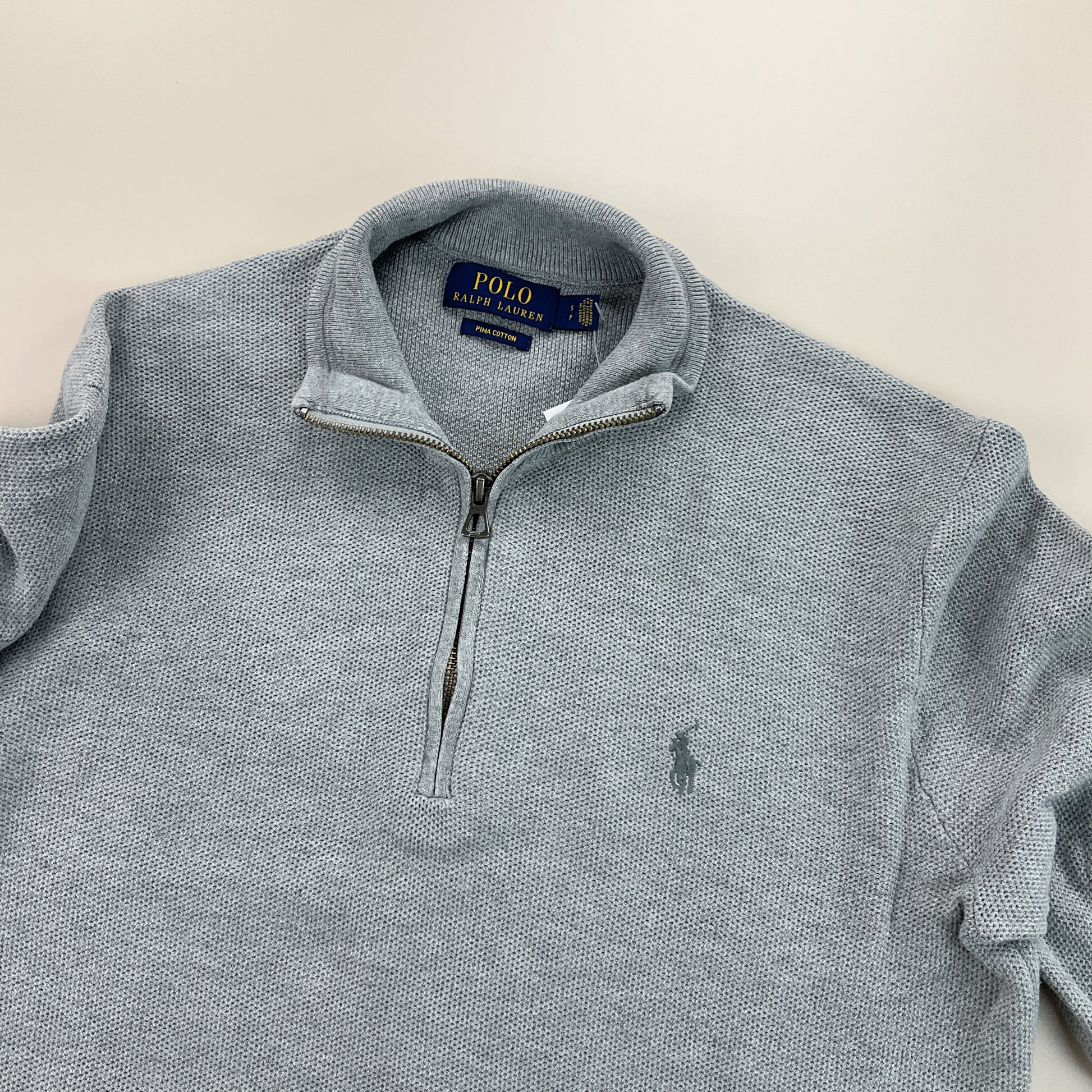 Ralph Lauren 1/4 Zip Sweatshirt - Small-RALPH LAUREN-olesstore-vintage-secondhand-shop-austria-österreich