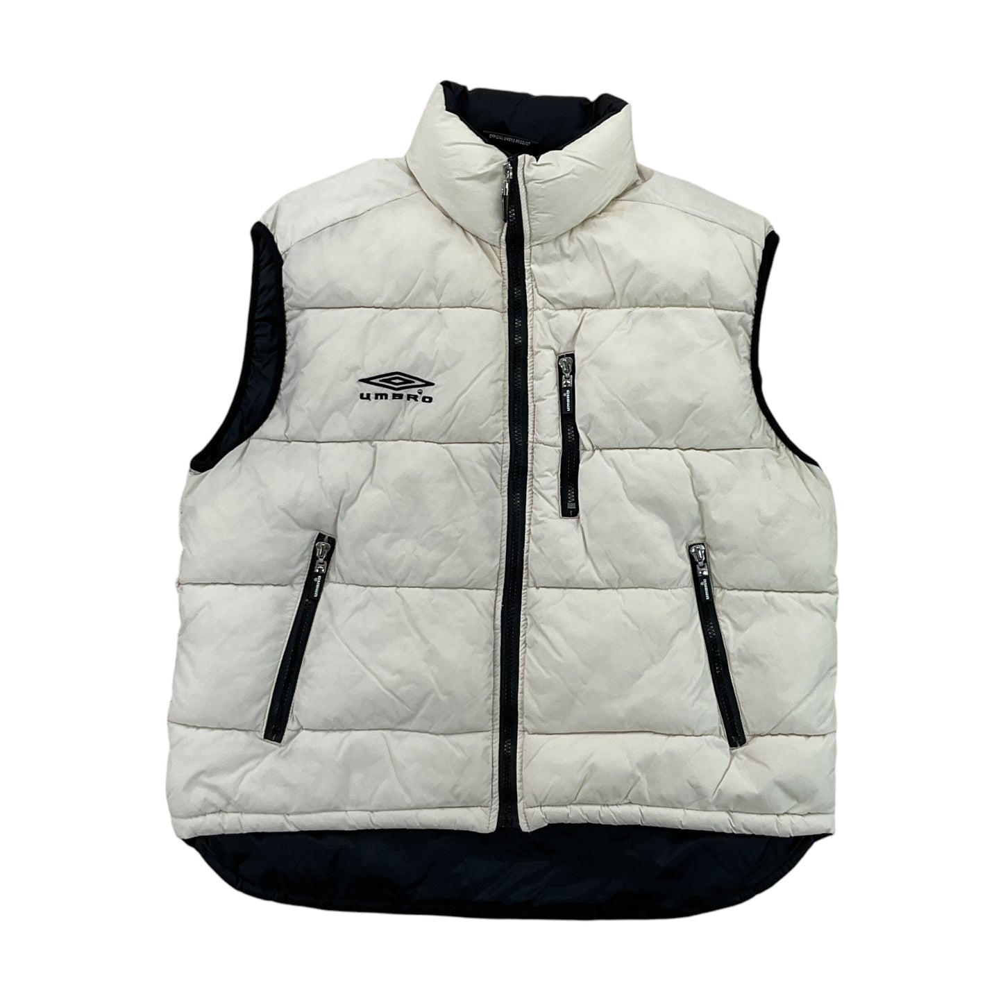 Umbro 00s Puffer Gilet - Small-UMBRO-olesstore-vintage-secondhand-shop-austria-österreich