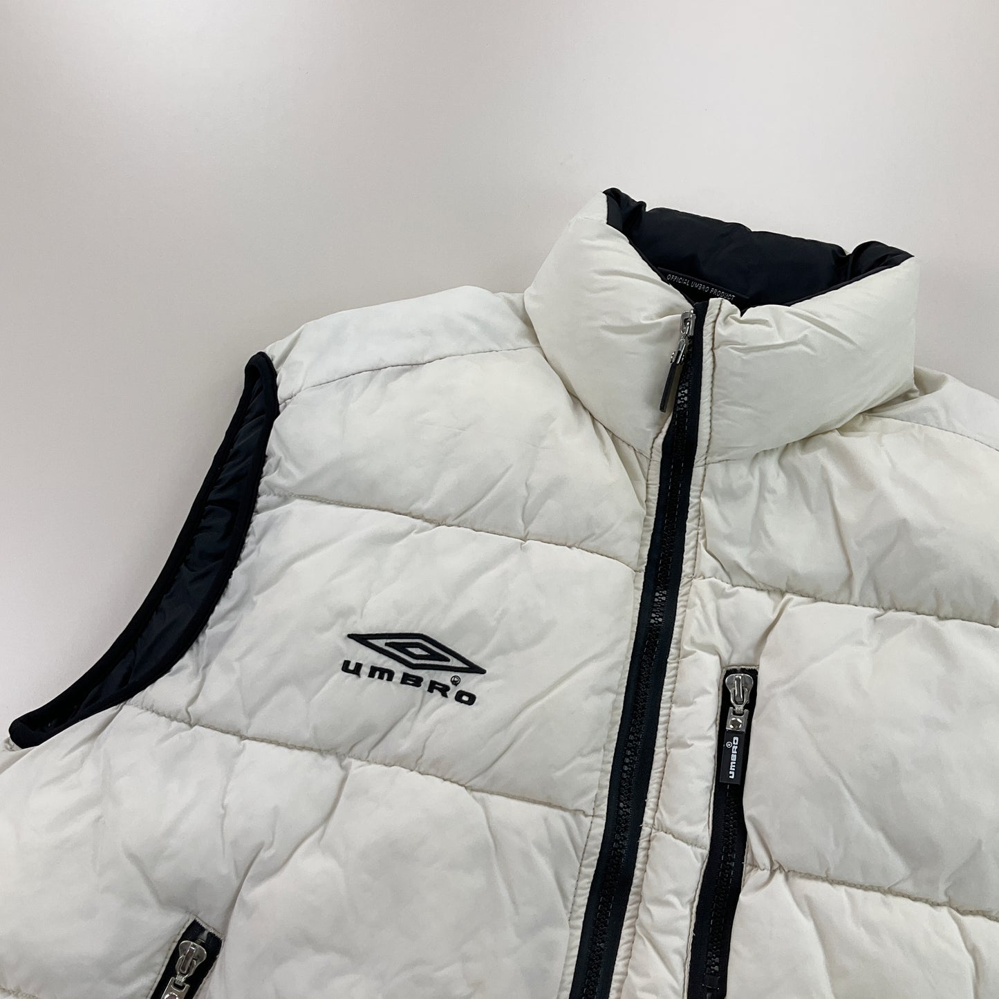 Umbro 00s Puffer Gilet - Small-UMBRO-olesstore-vintage-secondhand-shop-austria-österreich