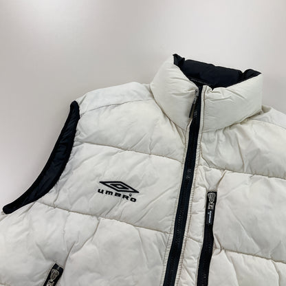 Umbro 00s Puffer Gilet - Small-UMBRO-olesstore-vintage-secondhand-shop-austria-österreich