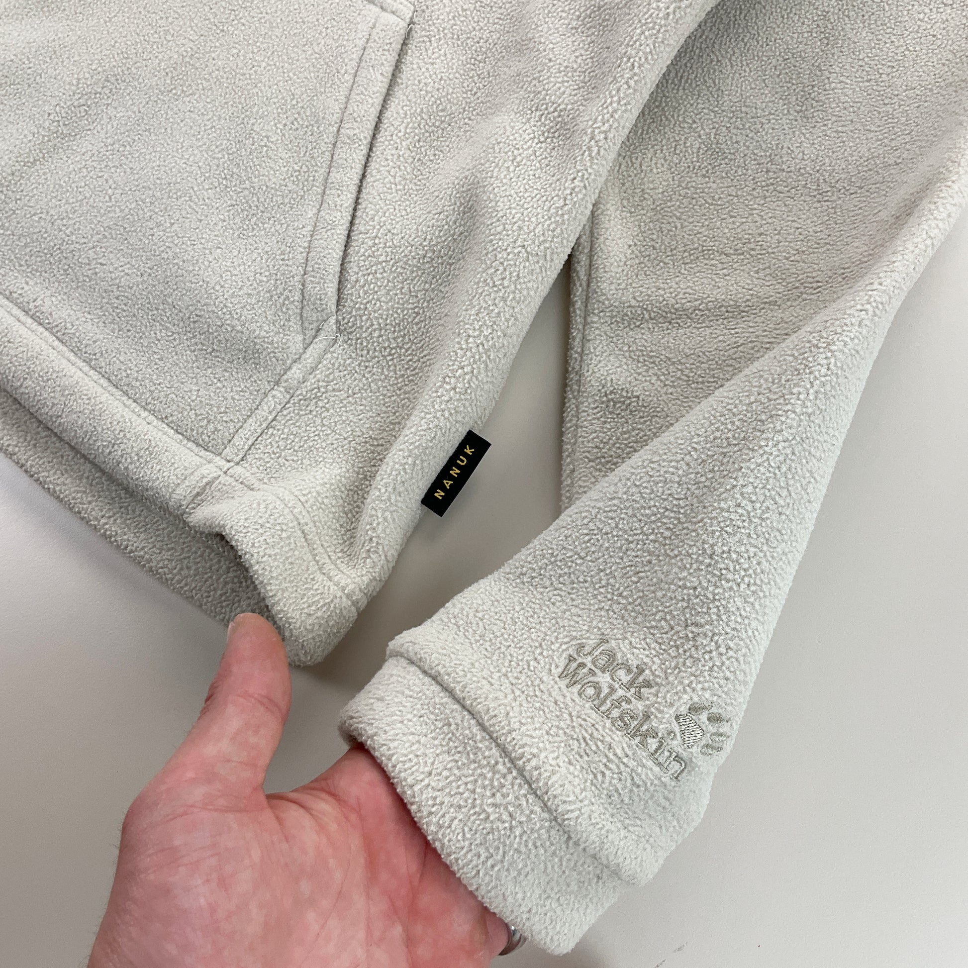 Jack Wolfskin Fleece Hoodie - Damen/M-JACK WOLFSKIN-olesstore-vintage-secondhand-shop-austria-österreich