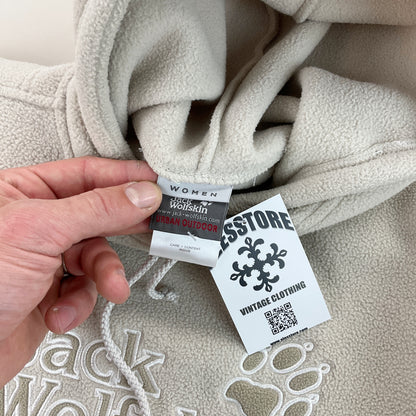 Jack Wolfskin Fleece Hoodie - Damen/M-JACK WOLFSKIN-olesstore-vintage-secondhand-shop-austria-österreich