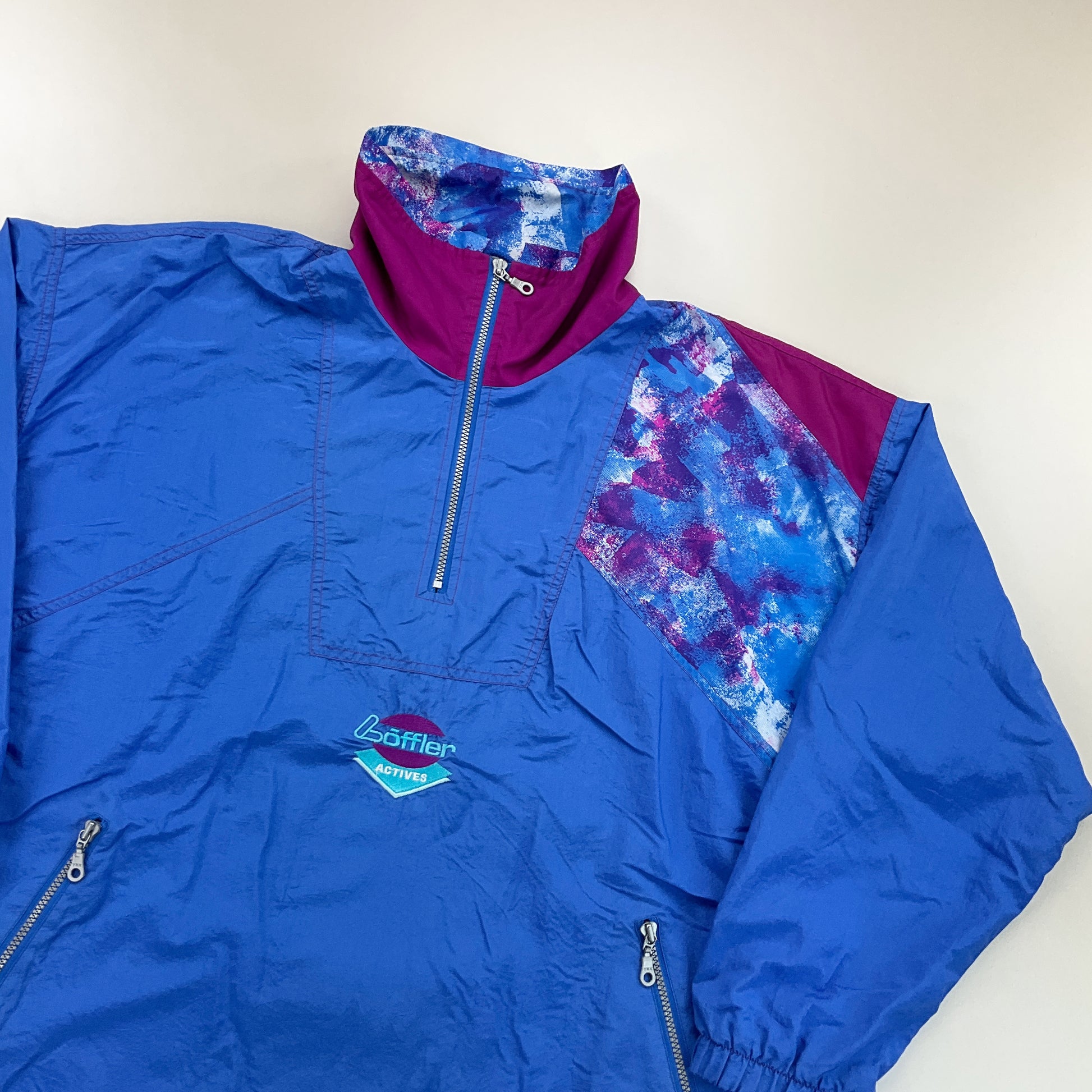 Löffler 90s Retro Jacke - XXL-LÖFFLER-olesstore-vintage-secondhand-shop-austria-österreich