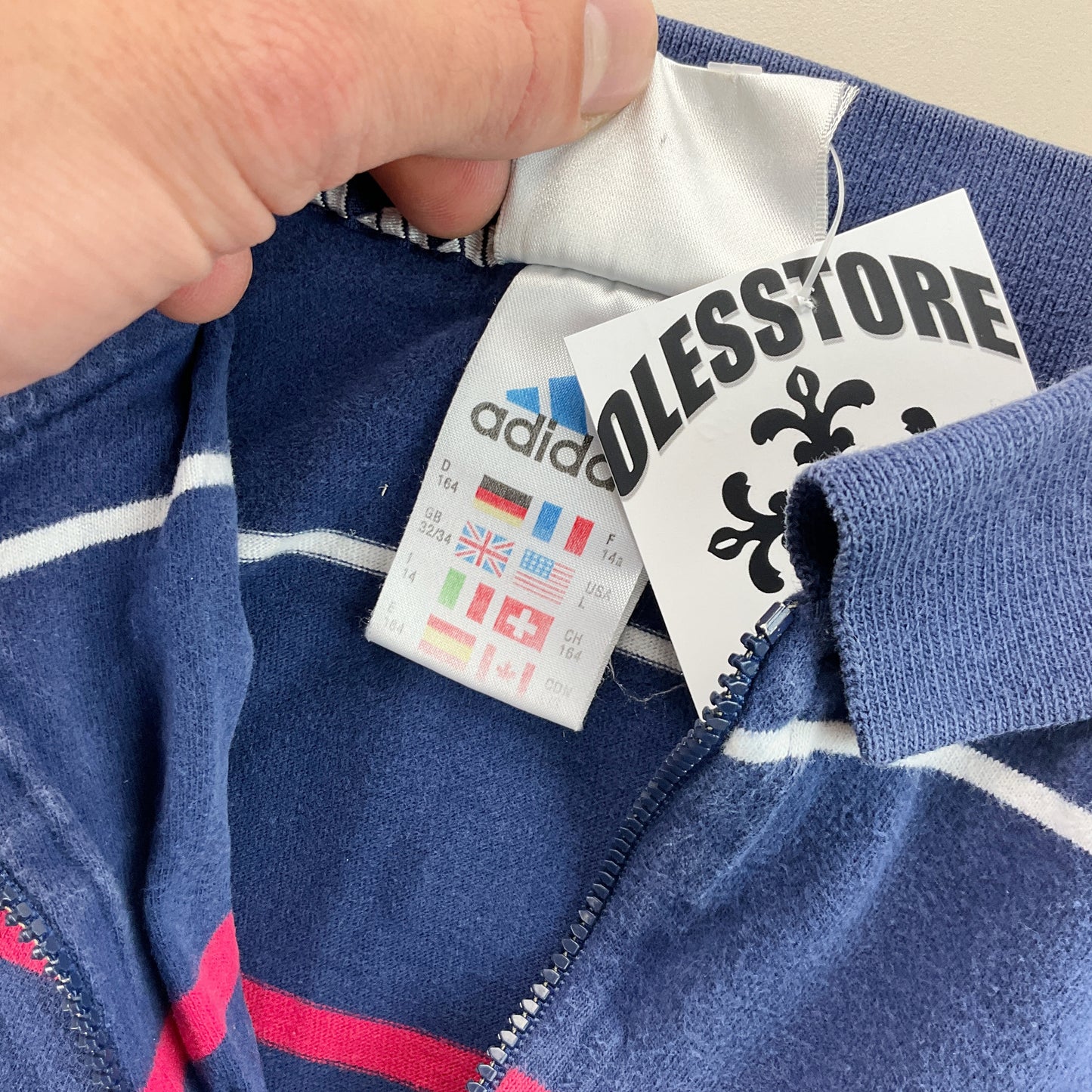 Adidas 90s Polo Shirt - XS-ADIDAS-olesstore-vintage-secondhand-shop-austria-österreich