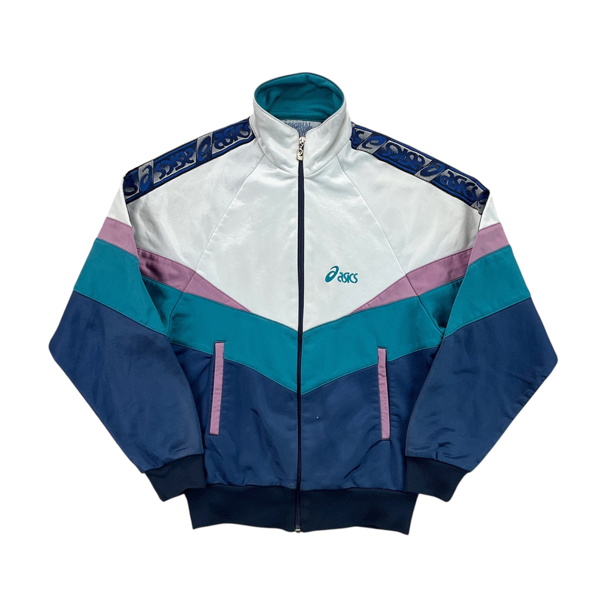 Asics 90s Sport Jacke - Damen/S-ASICS-olesstore-vintage-secondhand-shop-austria-österreich