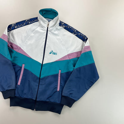 Asics 90s Sport Jacke - Damen/S-ASICS-olesstore-vintage-secondhand-shop-austria-österreich