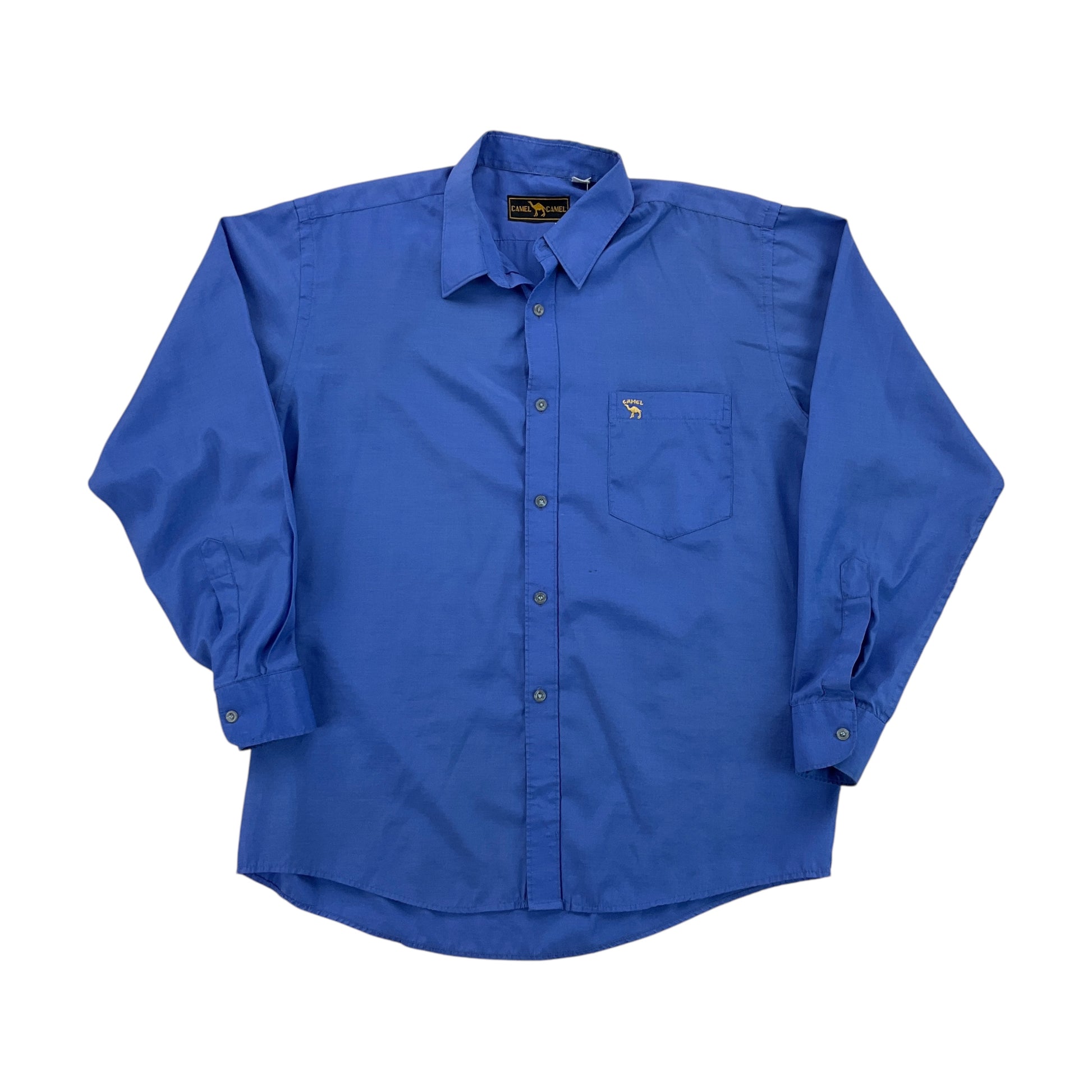 Camel 90s leichtes Hemd - XL-CAMEL-olesstore-vintage-secondhand-shop-austria-österreich