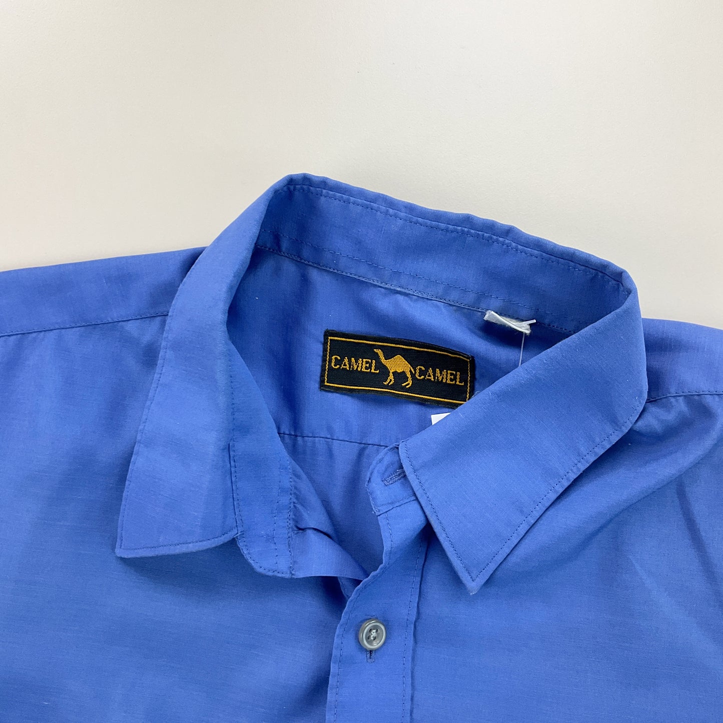 Camel 90s leichtes Hemd - XL-CAMEL-olesstore-vintage-secondhand-shop-austria-österreich