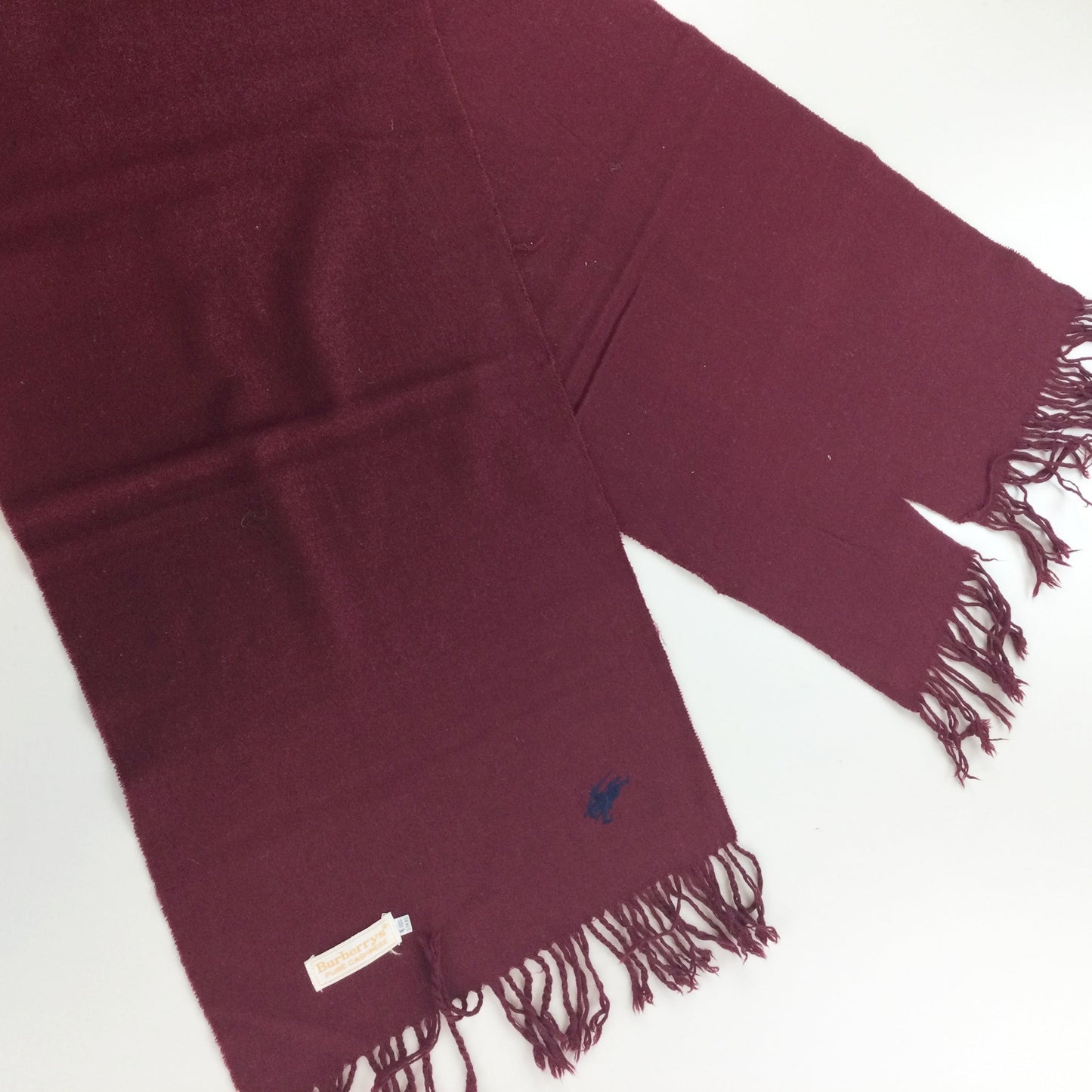 Burberry 90s Cashmere Scarf-olesstore-vintage-secondhand-shop-austria-österreich
