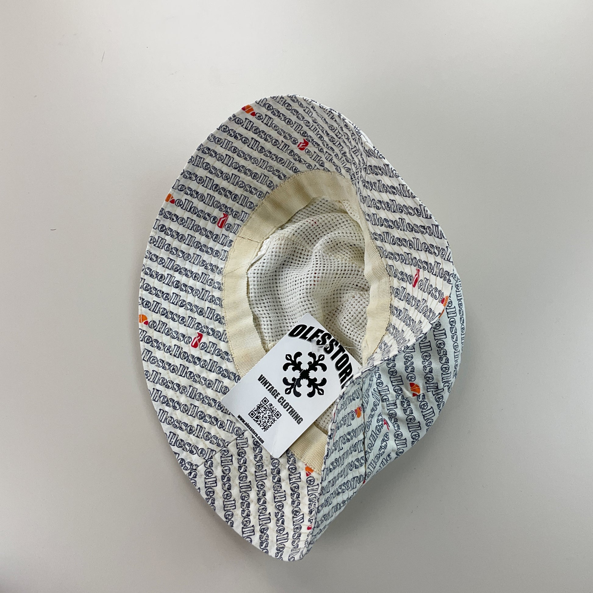 Ellesse Retro 90s Bucket Hat - S/M-ELLESSE-olesstore-vintage-secondhand-shop-austria-österreich