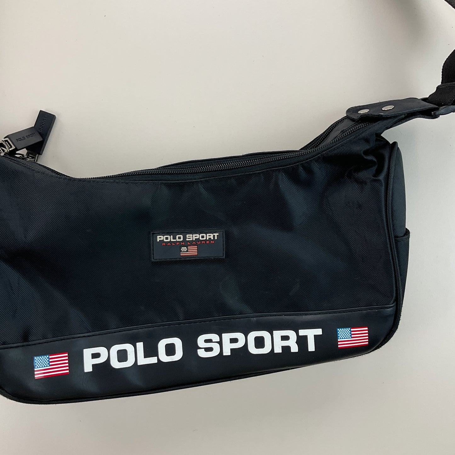 Ralph Lauren 90s Polo Sport Tasche-RALPH LAUREN-olesstore-vintage-secondhand-shop-austria-österreich