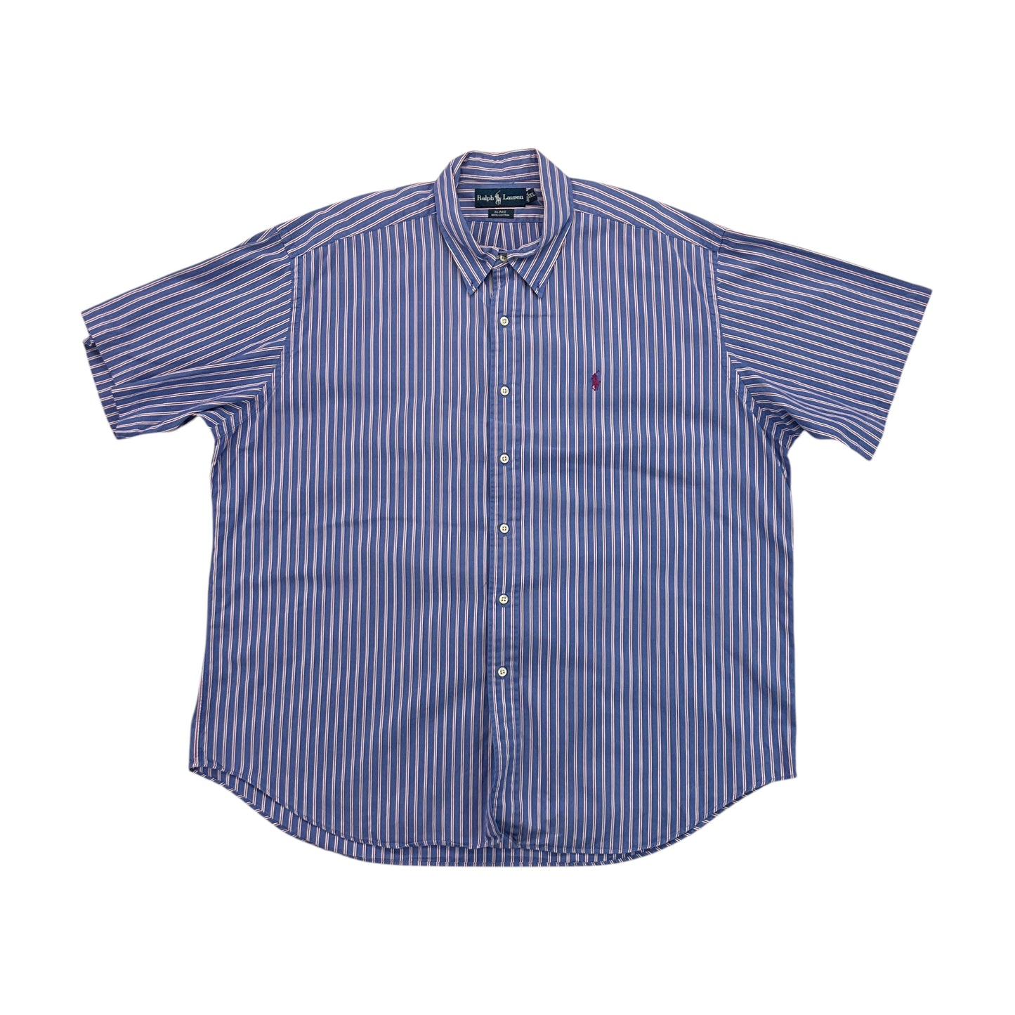 Ralph Lauren 90s gestreifftes Hemd - XXL-RALPH LAUREN-olesstore-vintage-secondhand-shop-austria-österreich