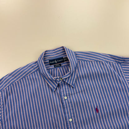 Ralph Lauren 90s gestreifftes Hemd - XXL-RALPH LAUREN-olesstore-vintage-secondhand-shop-austria-österreich